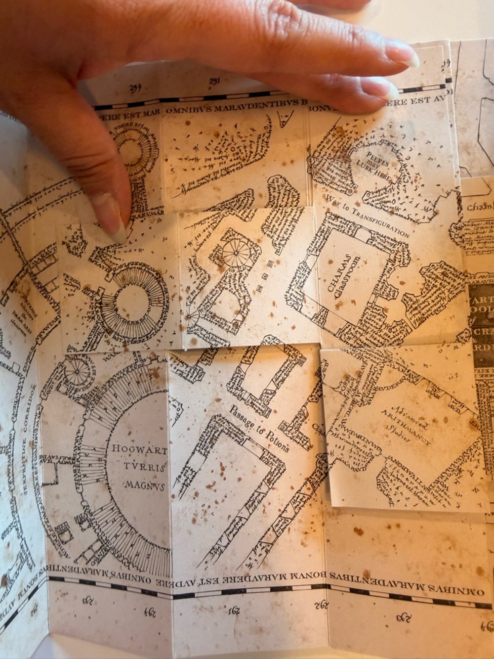Authentic WB Marauder's Map - Picture 5 of 7